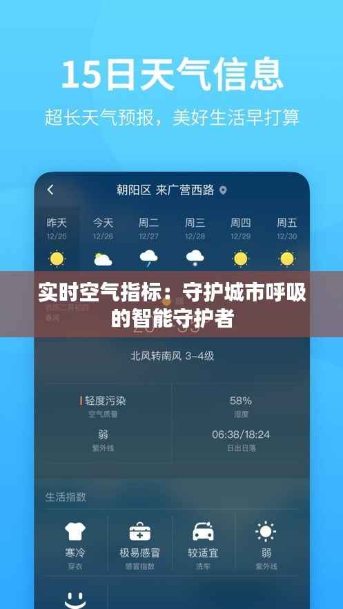 实时空气指标：守护城市呼吸的智能守护者