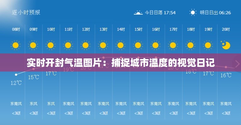 实时开封气温图片：捕捉城市温度的视觉日记