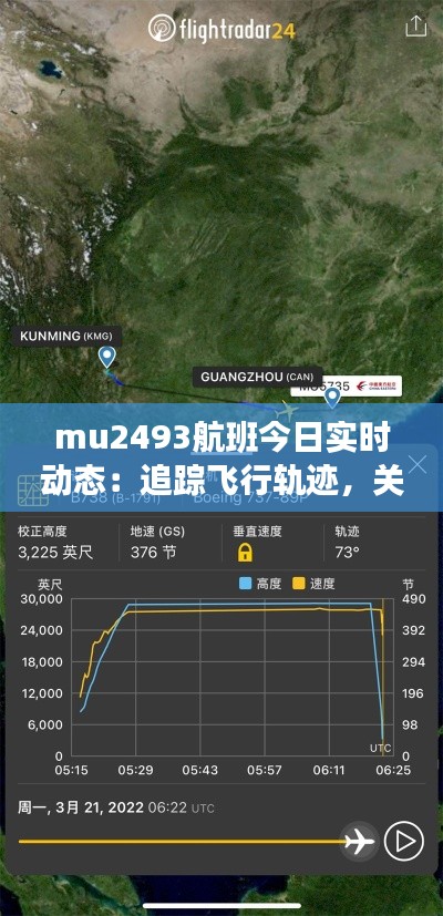 mu2493航班今日实时动态:追踪飞行轨迹,关注航班信息