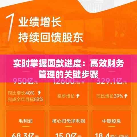 实时掌握回款进度:高效财务管理的关键步骤