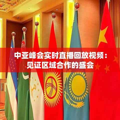 中亚峰会实时直播回放视频:见证区域合作的盛会