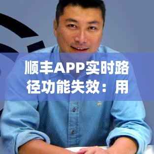 顺丰APP实时路径功能失效:用户体验受损,企业应对策略待完善