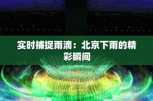 实时捕捉雨滴:北京下雨的精彩瞬间