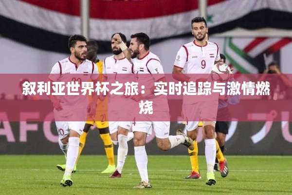 叙利亚世界杯之旅:实时追踪与激情燃烧