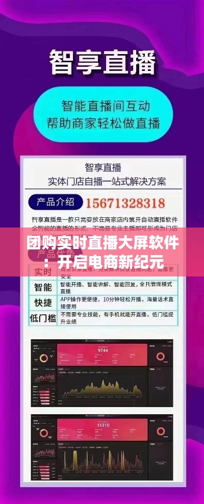 团购实时直播大屏软件:开启电商新纪元
