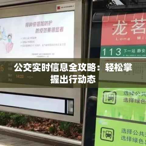 公交实时信息全攻略:轻松掌握出行动态