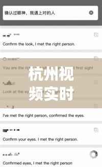 杭州视频实时翻译软件:打破语言壁垒,助力国际化交流