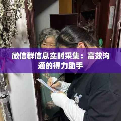 微信群信息实时采集：高效沟通的得力助手
