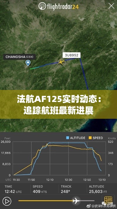 法航AF125实时动态:追踪航班最新进展