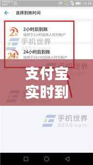 支付宝实时到账指南:了解各种到账方式及时间