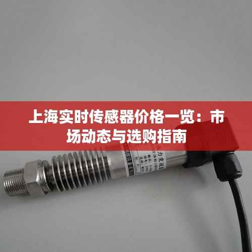 上海实时传感器价格一览：市场动态与选购指南