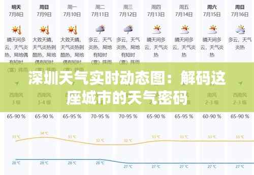 深圳天气实时动态图:解码这座城市的天气密码