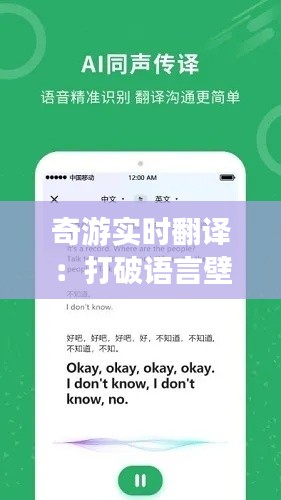 奇游实时翻译:打破语言壁垒,畅游全球无障碍