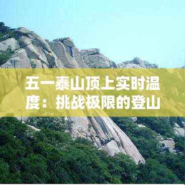 五一泰山顶上实时温度:挑战极限的登山体验