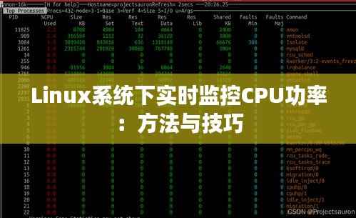 Linux系统下实时监控CPU功率:方法与技巧