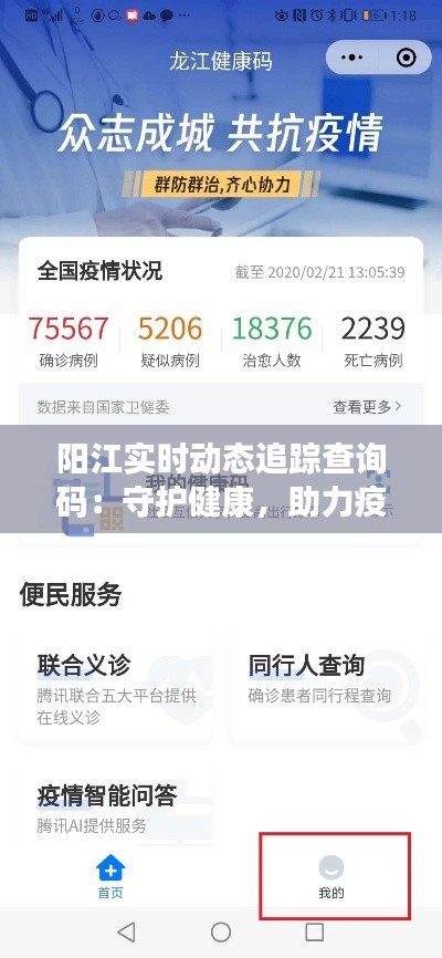 阳江实时动态追踪查询码:守护健康,助力疫情防控
