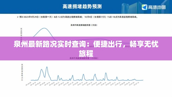 泉州最新路况实时查询：便捷出行，畅享无忧旅程