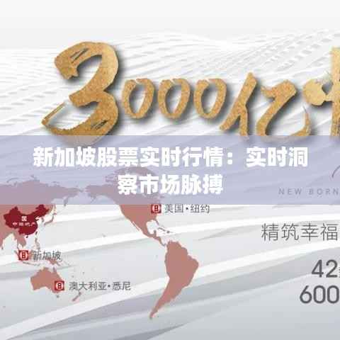 新加坡股票实时行情:实时洞察市场脉搏