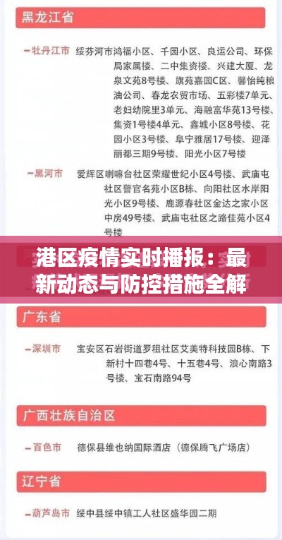 港区疫情实时播报:最新动态与防控措施全解析