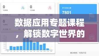数据应用专题课程,解锁数字世界的奥秘与无限可能