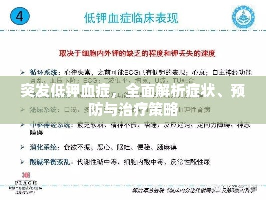突发低钾血症，全面解析症状、预防与治疗策略
