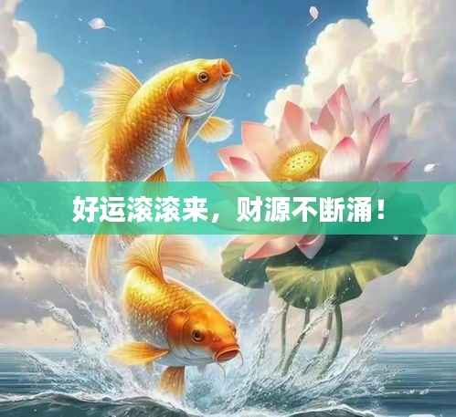 好运滚滚来,财源不断涌!