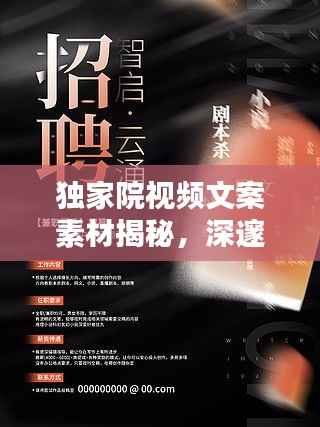 独家院视频文案素材揭秘,深邃文化内涵探索