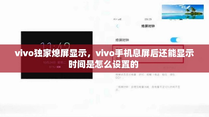 vivo独家熄屏显示,vivo手机息屏后还能显示时间是怎么设置的