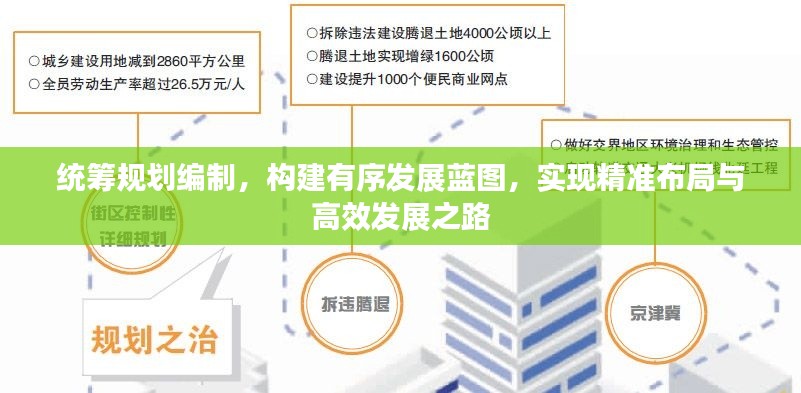 统筹规划编制,构建有序发展蓝图,实现精准布局与高效发展之路