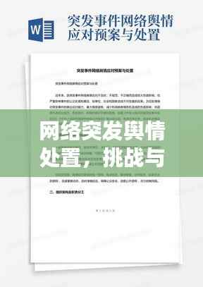 网络突发舆情处置,挑战与应对策略深度解析
