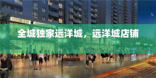 全城独家远洋城，远洋城店铺 