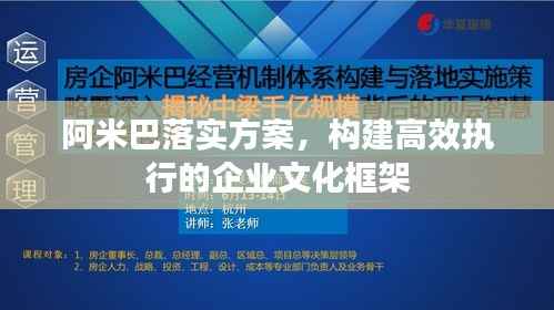 阿米巴落实方案,构建高效执行的企业文化框架