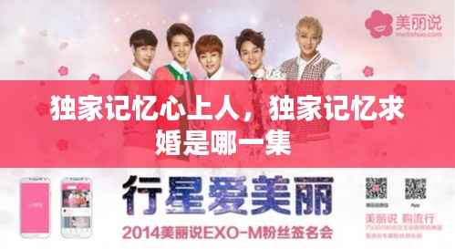 独家记忆心上人,独家记忆求婚是哪一集