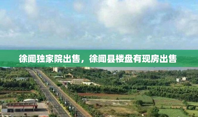 徐闻独家院出售,徐闻县楼盘有现房出售