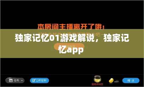 独家记忆01游戏解说，独家记忆app 
