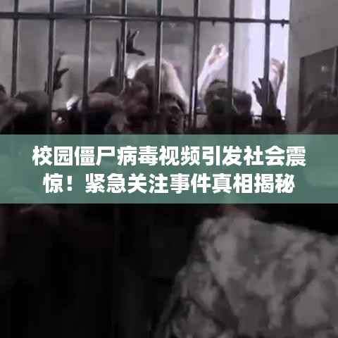 校园僵尸病毒视频引发社会震惊!紧急关注事件真相揭秘