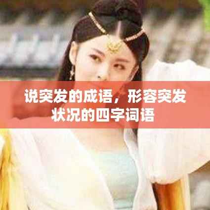 说突发的成语,形容突发状况的四字词语