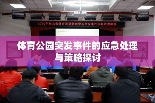 体育公园突发事件的应急处理与策略探讨
