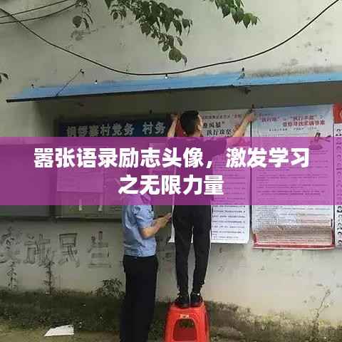 嚣张语录励志头像，激发学习之无限力量