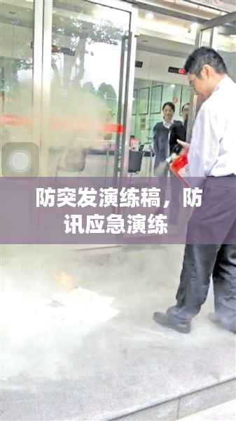 防突发演练稿,防讯应急演练