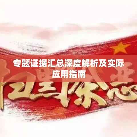 专题证据汇总深度解析及实际应用指南