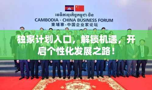 独家计划入口,解锁机遇,开启个性化发展之路!