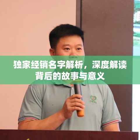 独家经销名字解析,深度解读背后的故事与意义