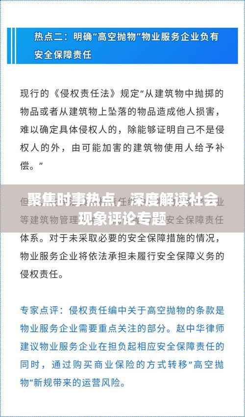 聚焦时事热点,深度解读社会现象评论专题