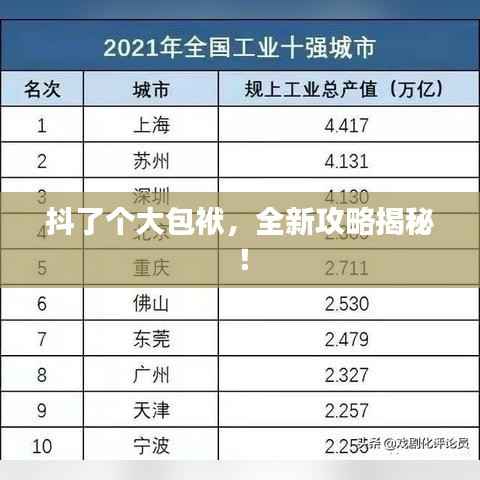 抖了个大包袱，全新攻略揭秘！