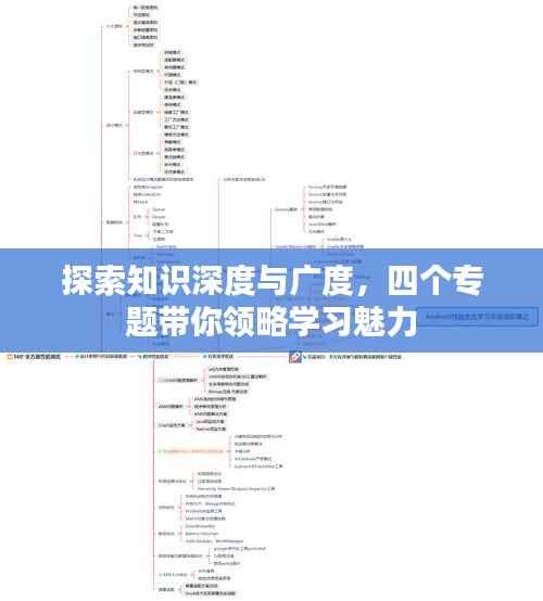探索知识深度与广度，四个专题带你领略学习魅力
