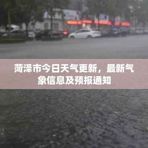 菏泽市今日天气更新,最新气象信息及预报通知