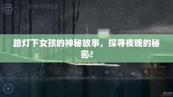 路灯下女孩的神秘故事,探寻夜晚的秘密!