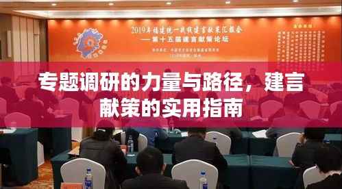 专题调研的力量与路径,建言献策的实用指南