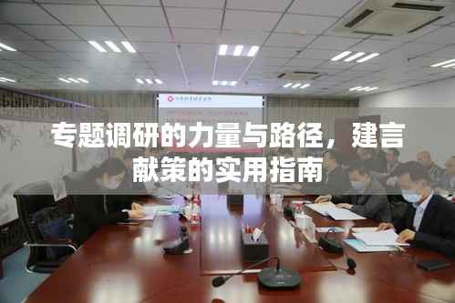 专题调研的力量与路径,建言献策的实用指南
